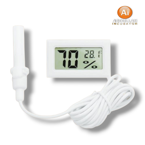 Digital Mini Thermometer Hygrometer Meter is a small, easy-to-use device used to measure temperature and humidity.