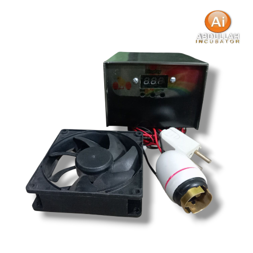 With the incubator controller, you can easily build a complete incubator yourself. It automatically controls the temperature inside the incubator box.