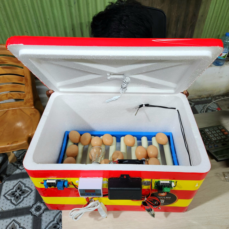 ৩০-৪০ ডিমের অটো ইনকিউবেটর মেশিন – 30-40 Egg Auto Hatching Incubator Machine [ AC/DC-W-3001 ]