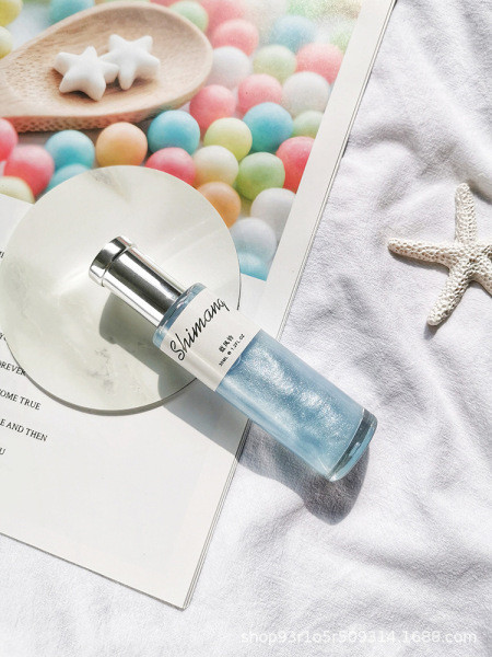 Shimang Quicksand Perfume Men and Women Lasting Light Fragrance Fresh Gilt Women's Perfume - Blue wind chimes 30ml